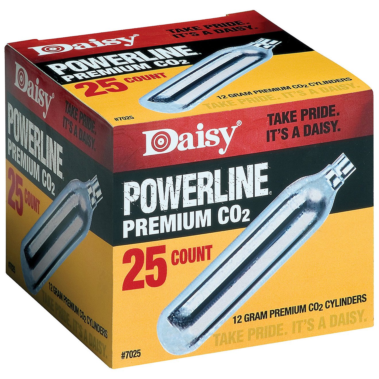 Daisy® Model 7025 12-Gram CO₂ Cylinders 25-Pack                                                                               - view number 2
