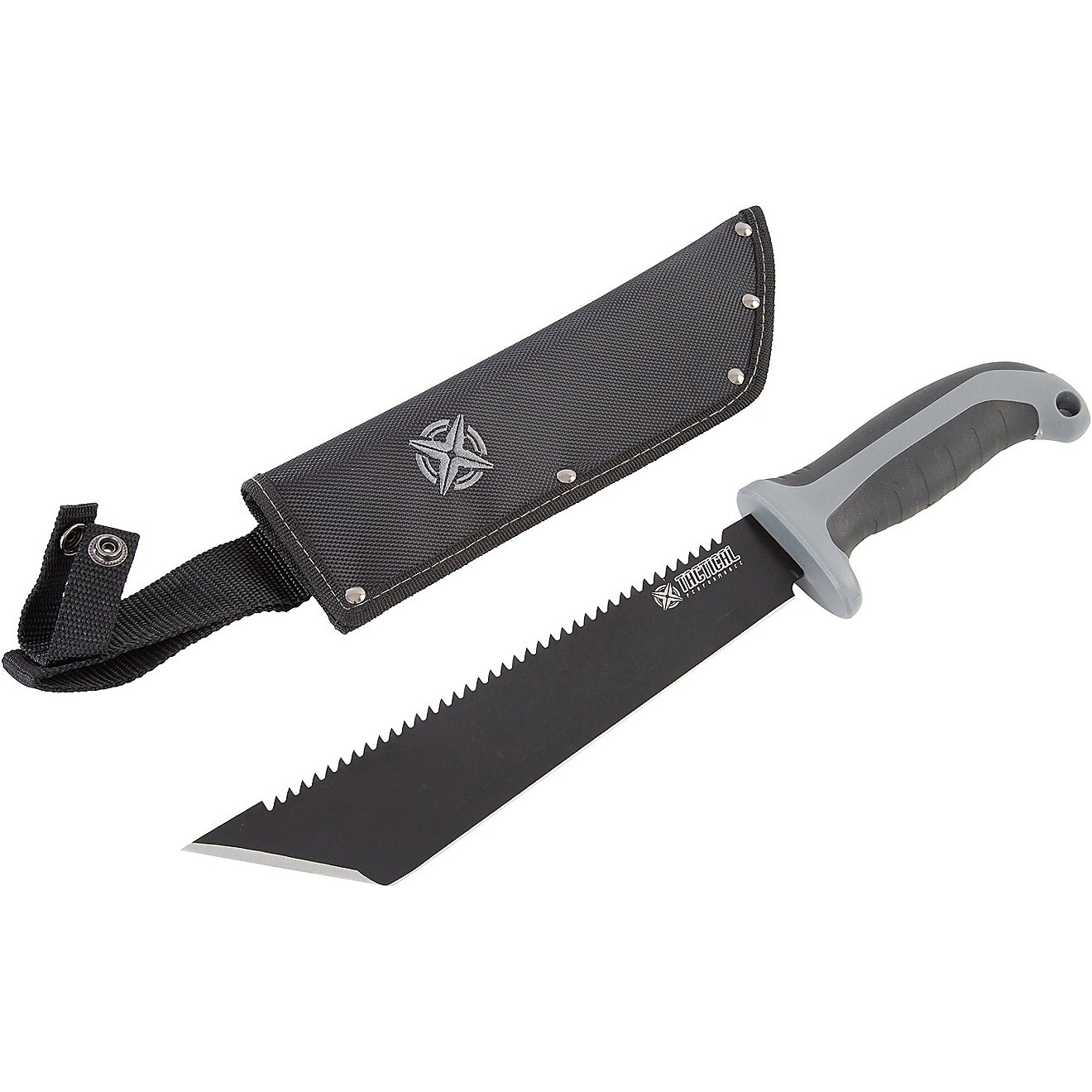 Tactical Performance 10 in Tanto Machete with Serrated Saw Back                                                                  - view number 1
