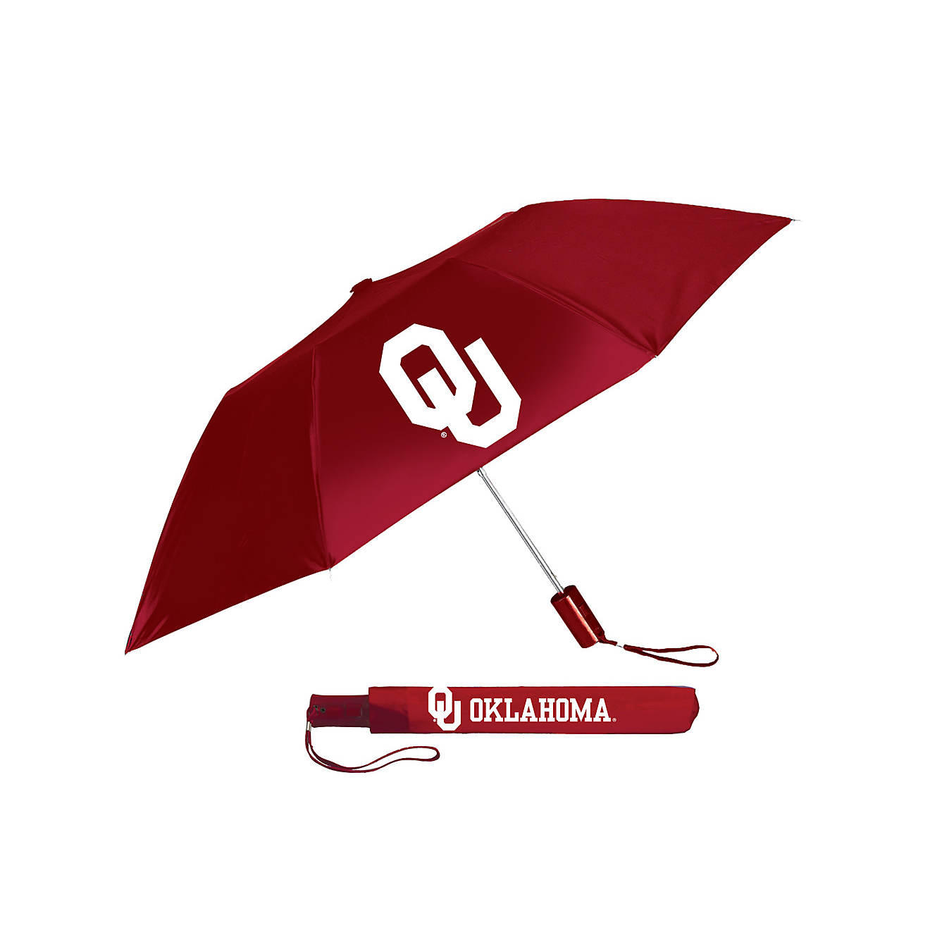 Storm Duds Adults' University of Oklahoma Automatic Folding Umbrella                                                             - view number 1