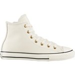 black leather shearling converse
