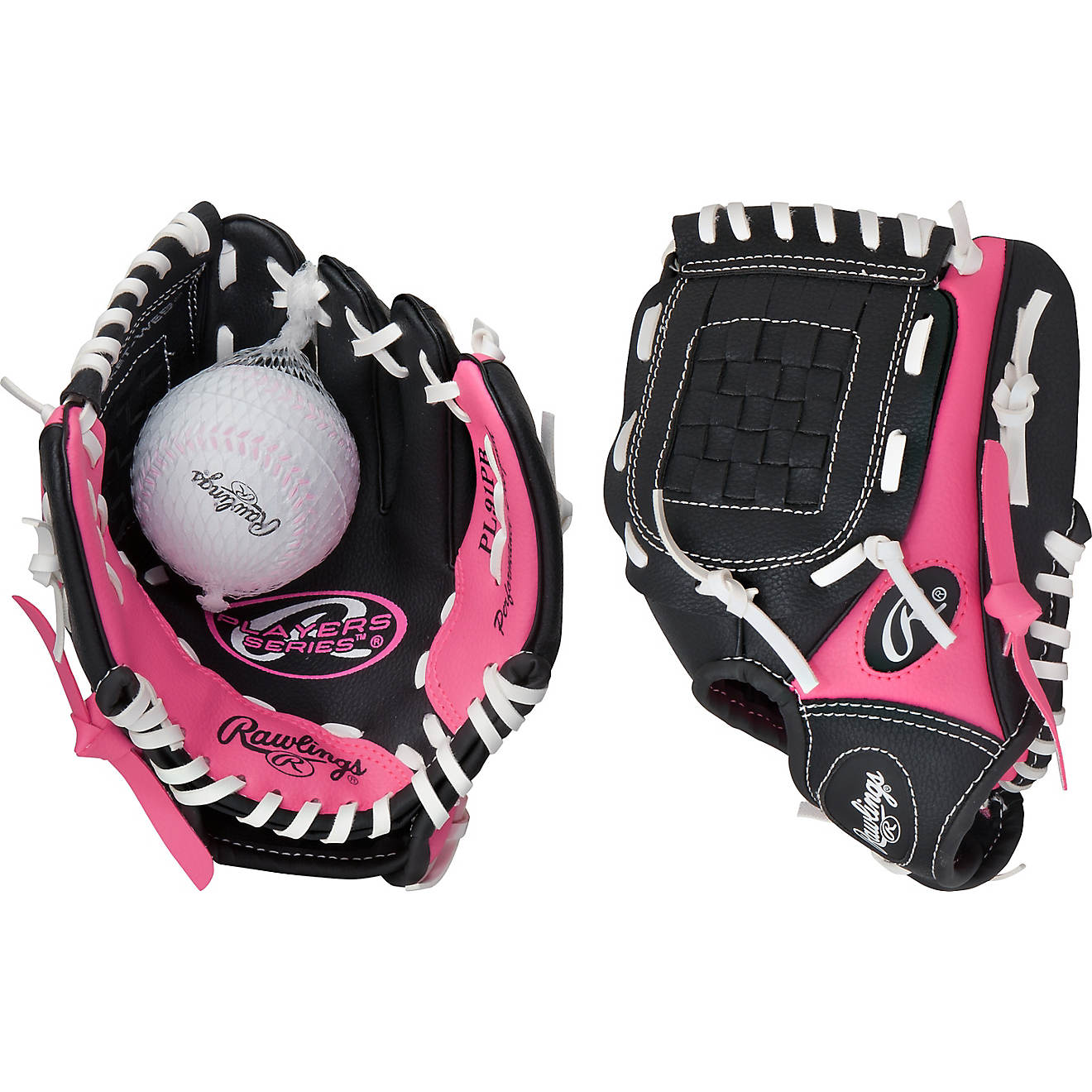 Rawlings Youth Players Series 9 in T-ball Glove Left-handed with Ball                                                            - view number 1