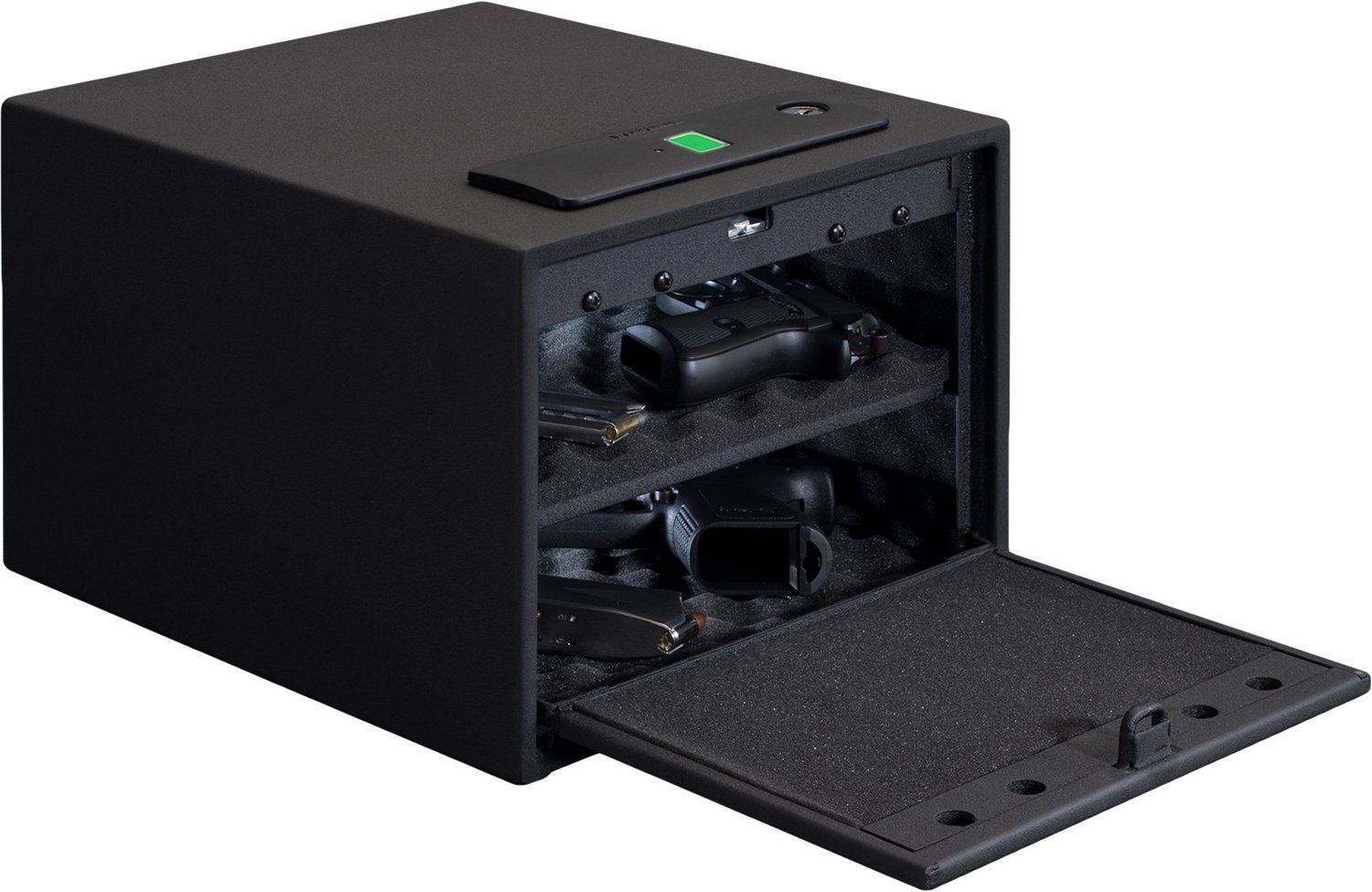 Stack On Quick Access Safe With Biometric Lock Academy