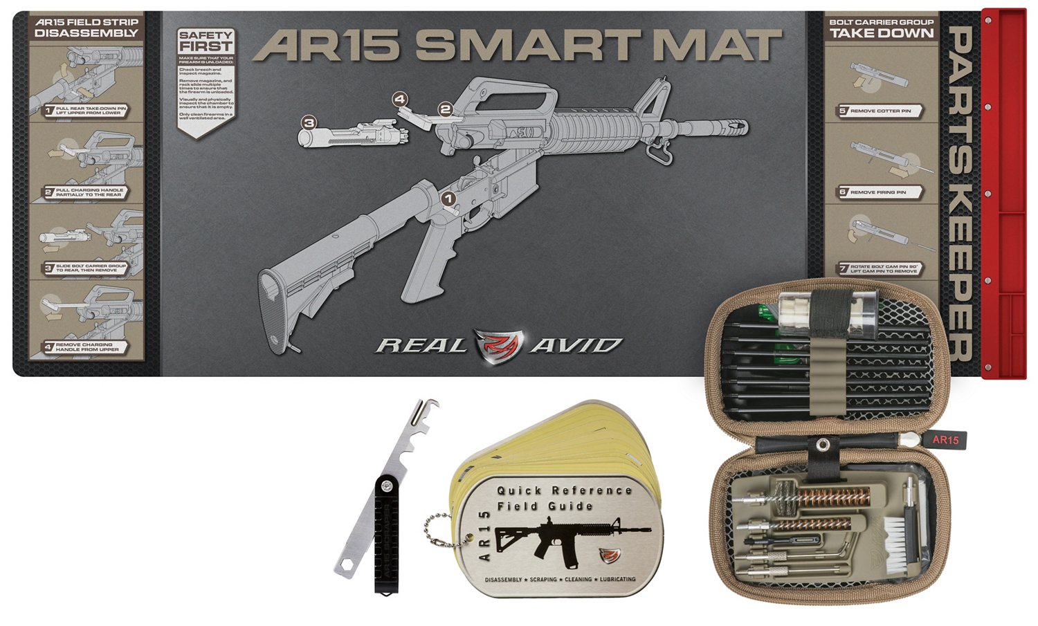 Real Avid AR15 Cleaning Set Academy