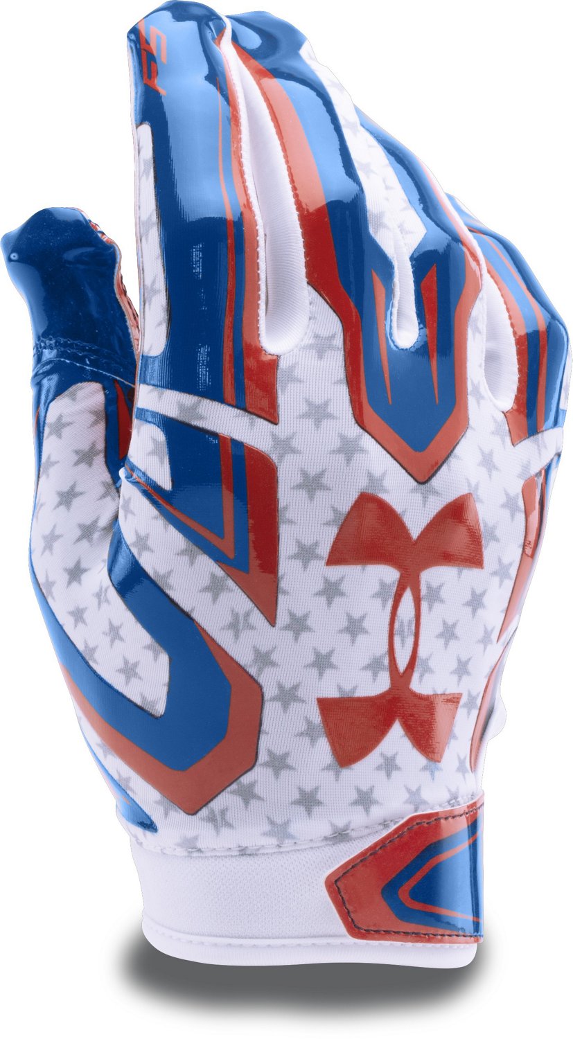 under armour american flag football gloves