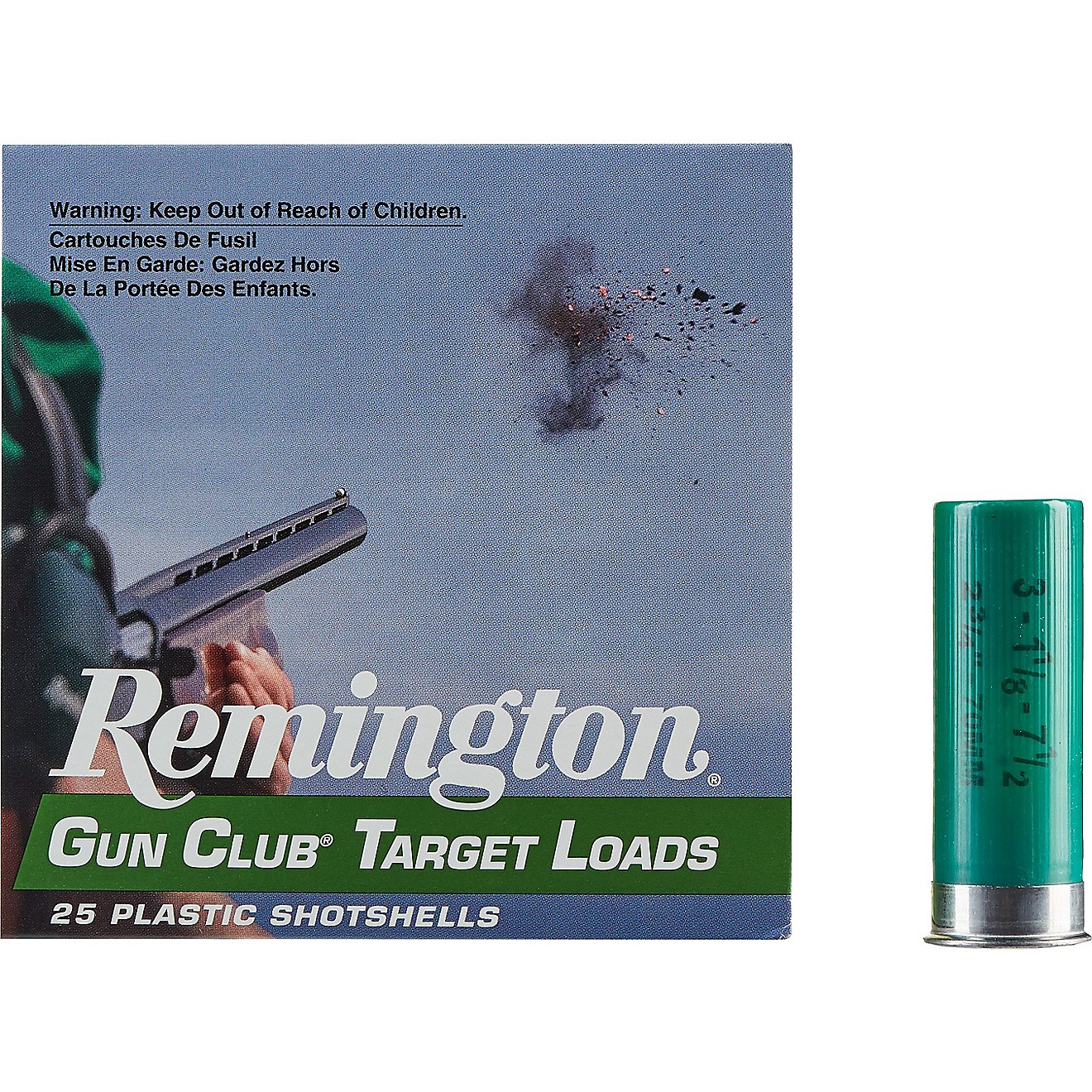Remington Gun Club Target Load 12 Gauge 7.5  Shotshells - 25 Rounds                                                              - view number 1