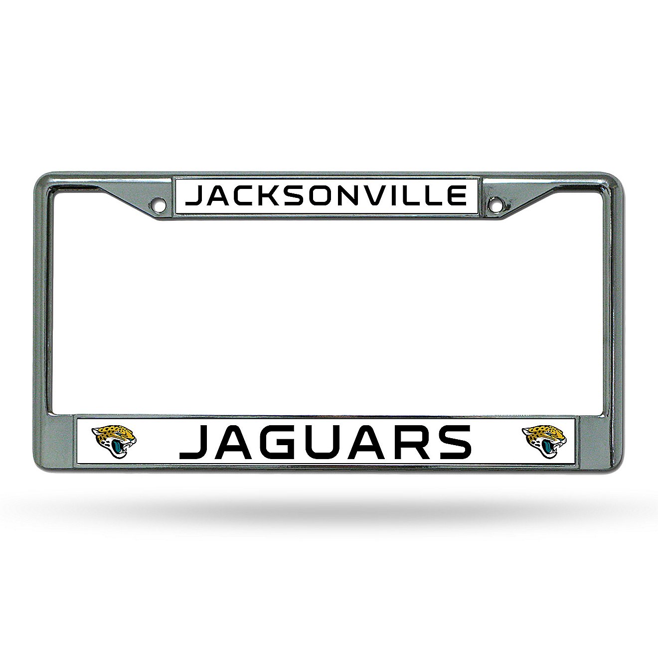 Rico Jacksonville Jaguars Chrome License Plate Frame                                                                             - view number 1