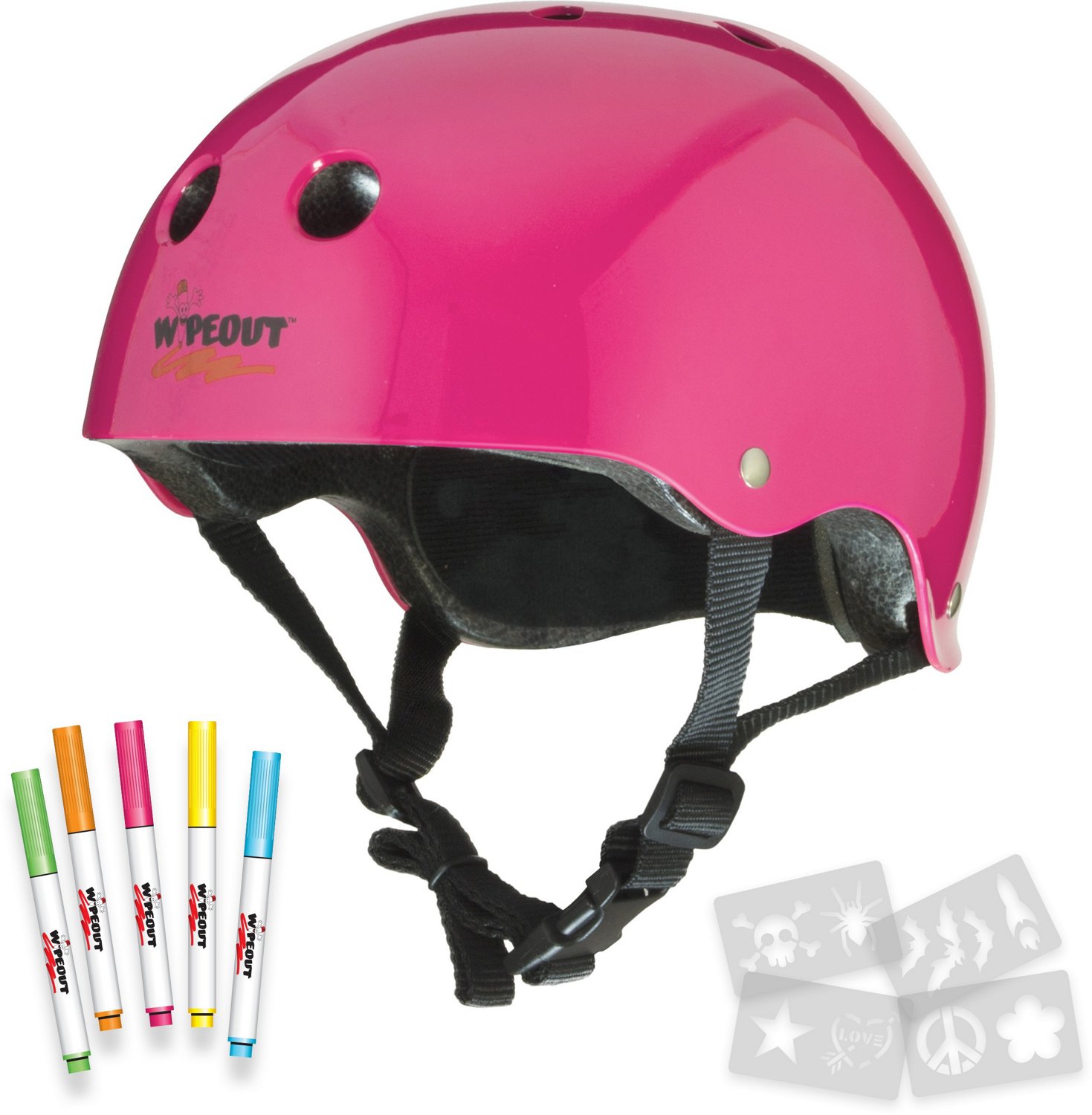 wipeout helmet pink