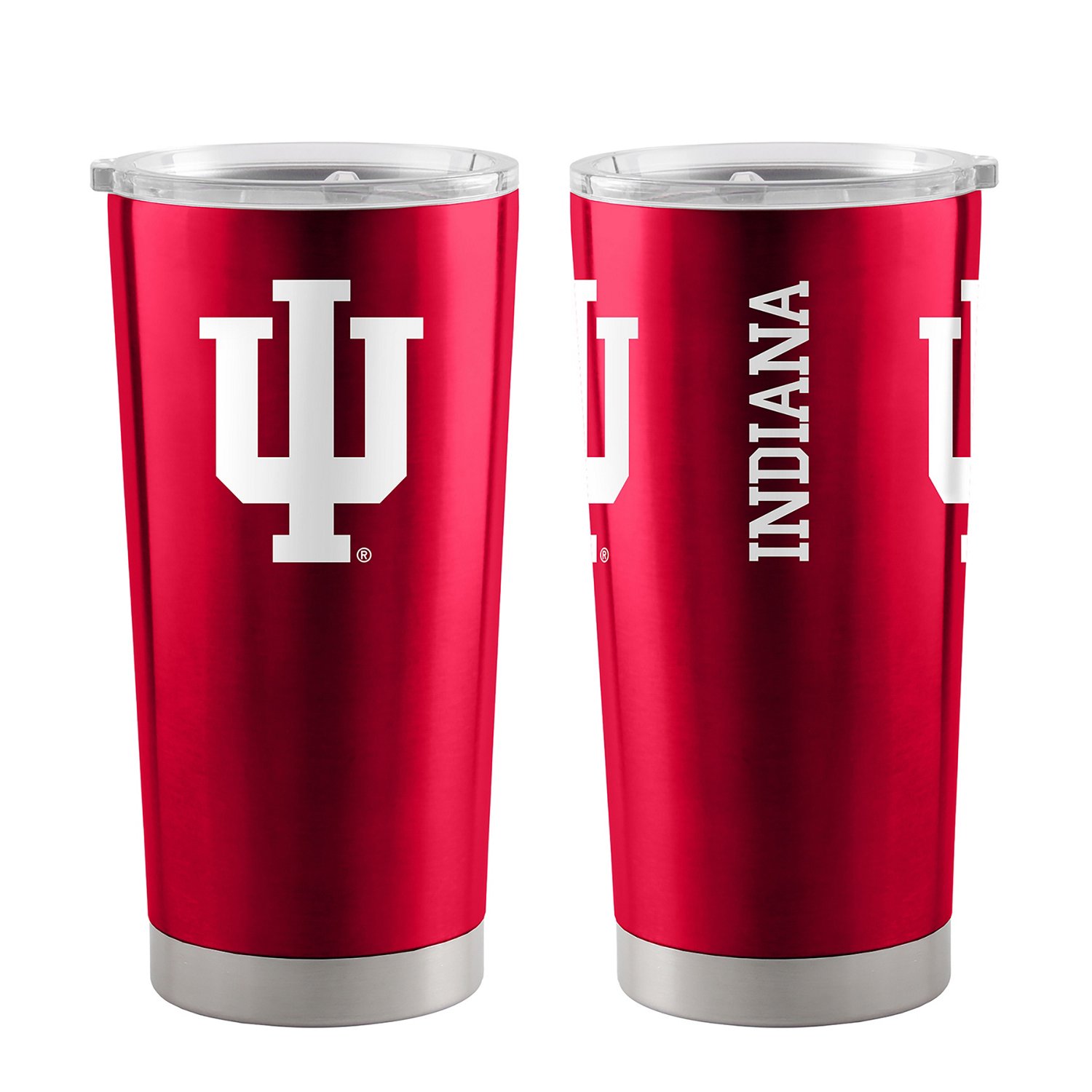 One Size Team Colors Boelter Brands NCAA Indiana Hoosiers Drink Tumbler Steel 16 Curved