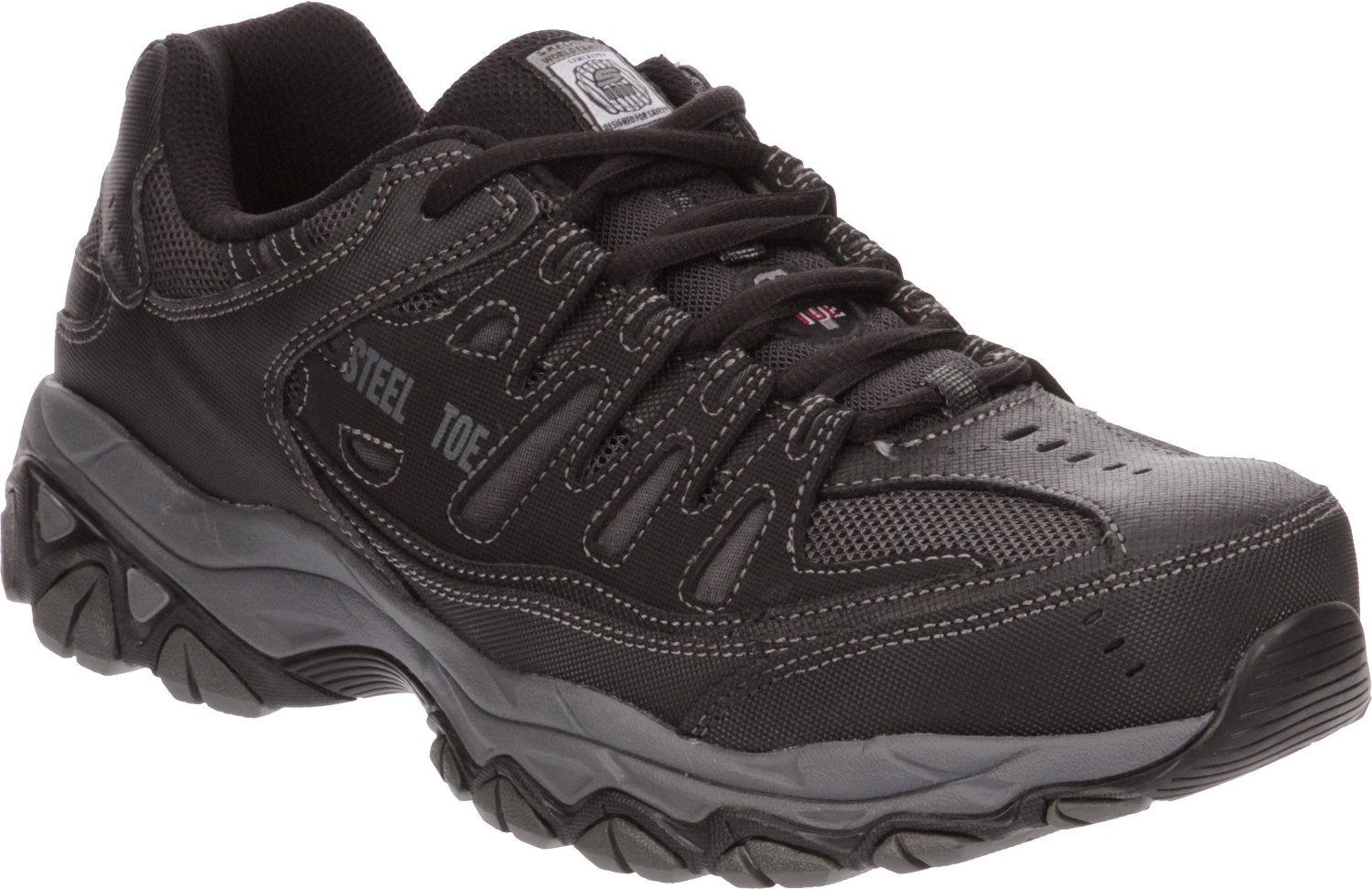 academy sports men's skechers work shoes