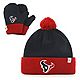 '47 Houston Texans Toddlers' Bam Bam Knit Hat and Mittens Set                                                                    - view number 1 image