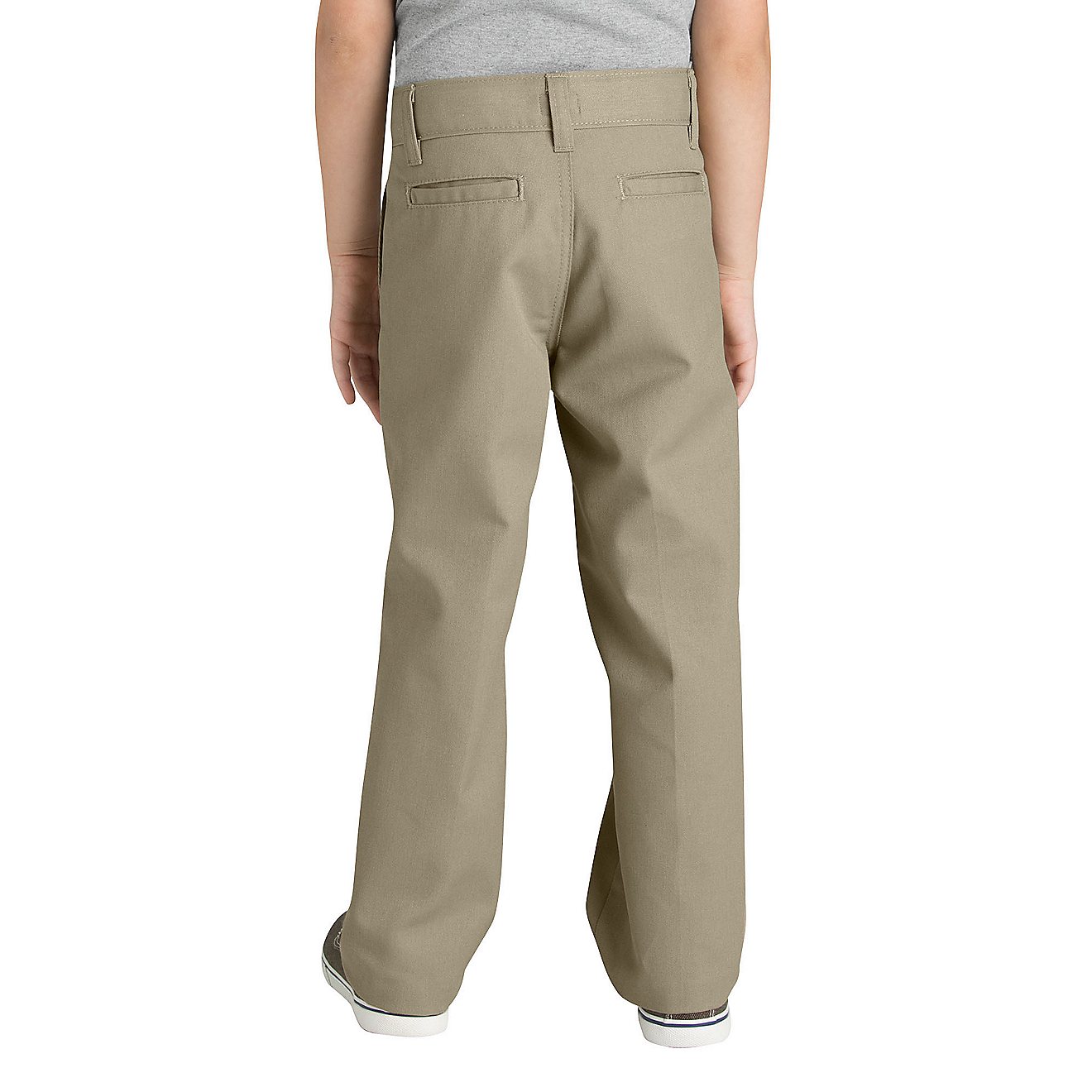 Dickies Boys' 4-7 Classic Fit Straight Leg Flat Front Pant                                                                       - view number 2