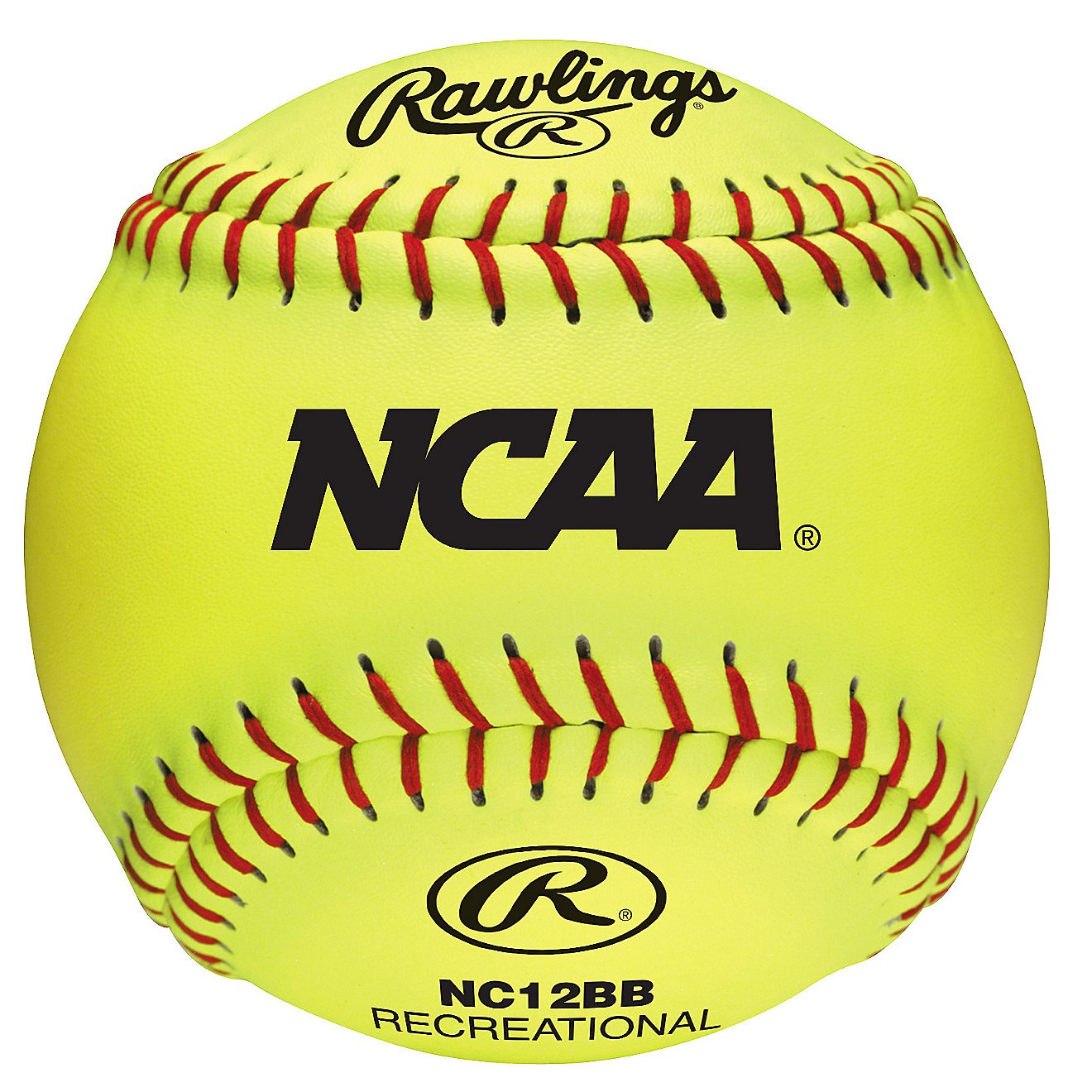 Rawlings Girls' 12 in Recreational Fast-Pitch Softballs 6-Pack                                                                   - view number 1
