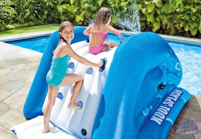 intex water slide inflatable play center