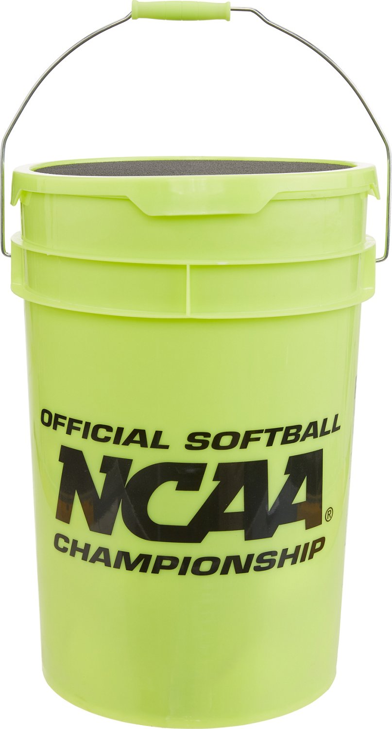 Rawlings NCAA Recreational 11 in Fast-Pitch Softballs 24-Count Bucket                                                           