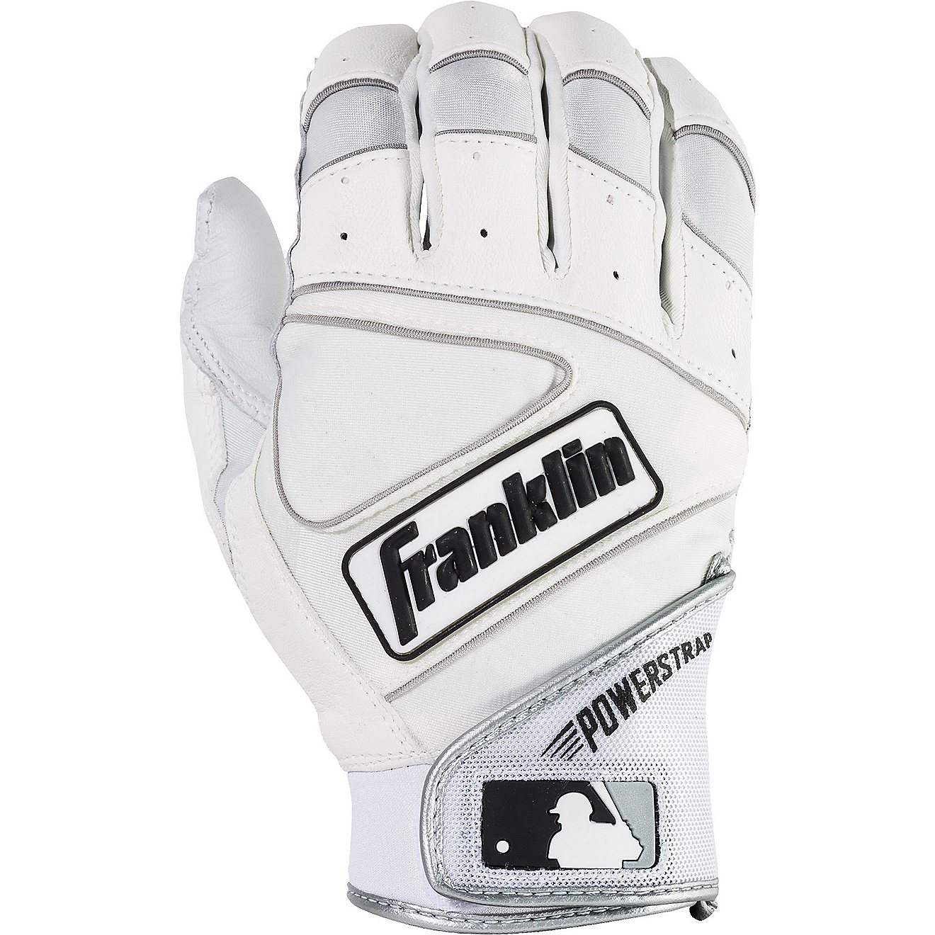 Franklin Adults' Powerstrap Batting Gloves                                                                                       - view number 1