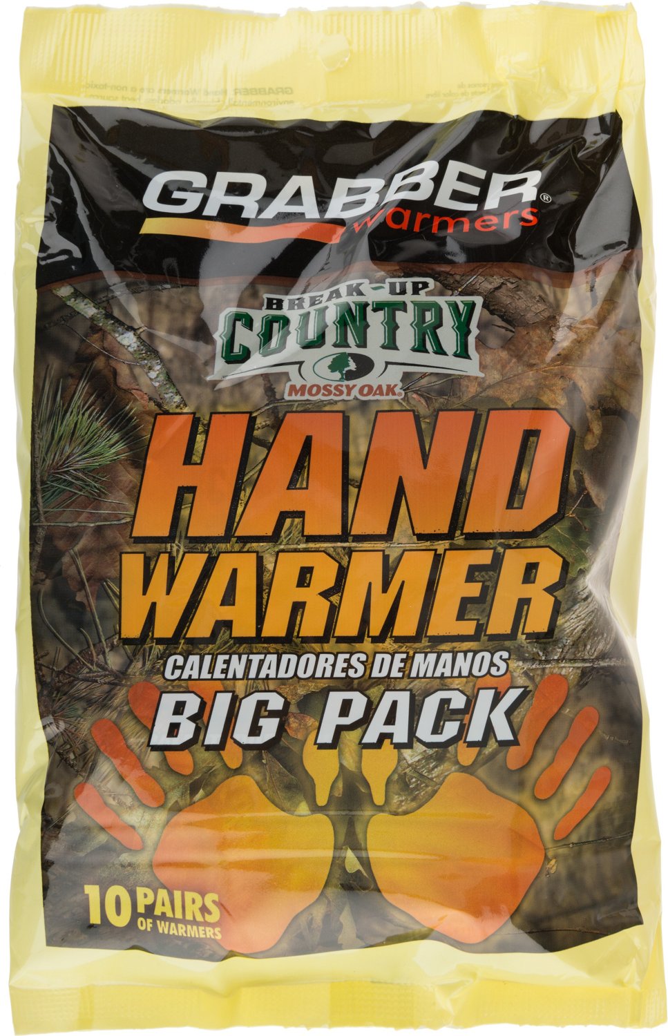 Grabber Mossy Oak Hand Warmers 10 Pairs Academy