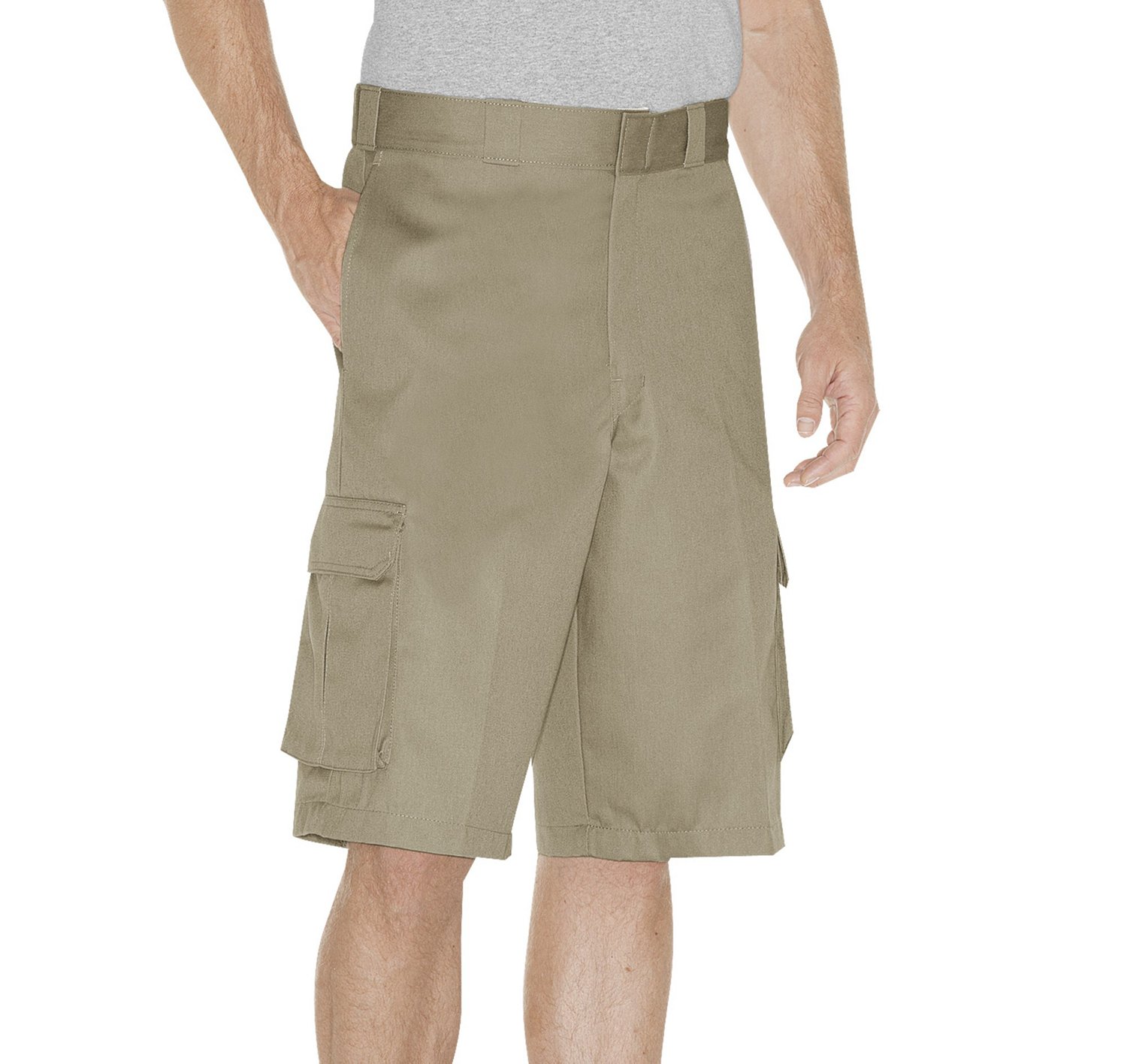 dickies men's 13 inch loose fit twill cargo short