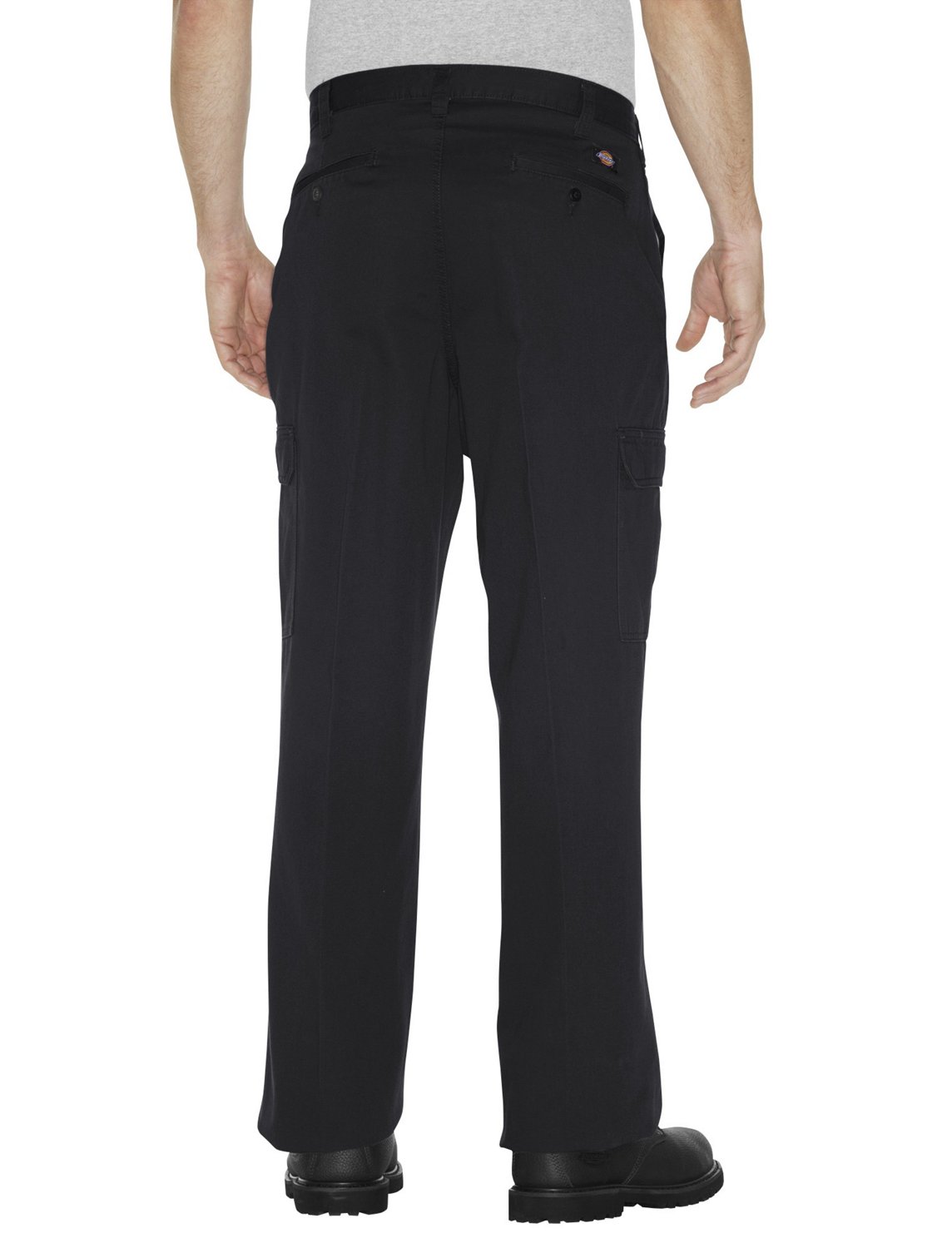 genuine dickies men's regular fit straight leg flat front pant