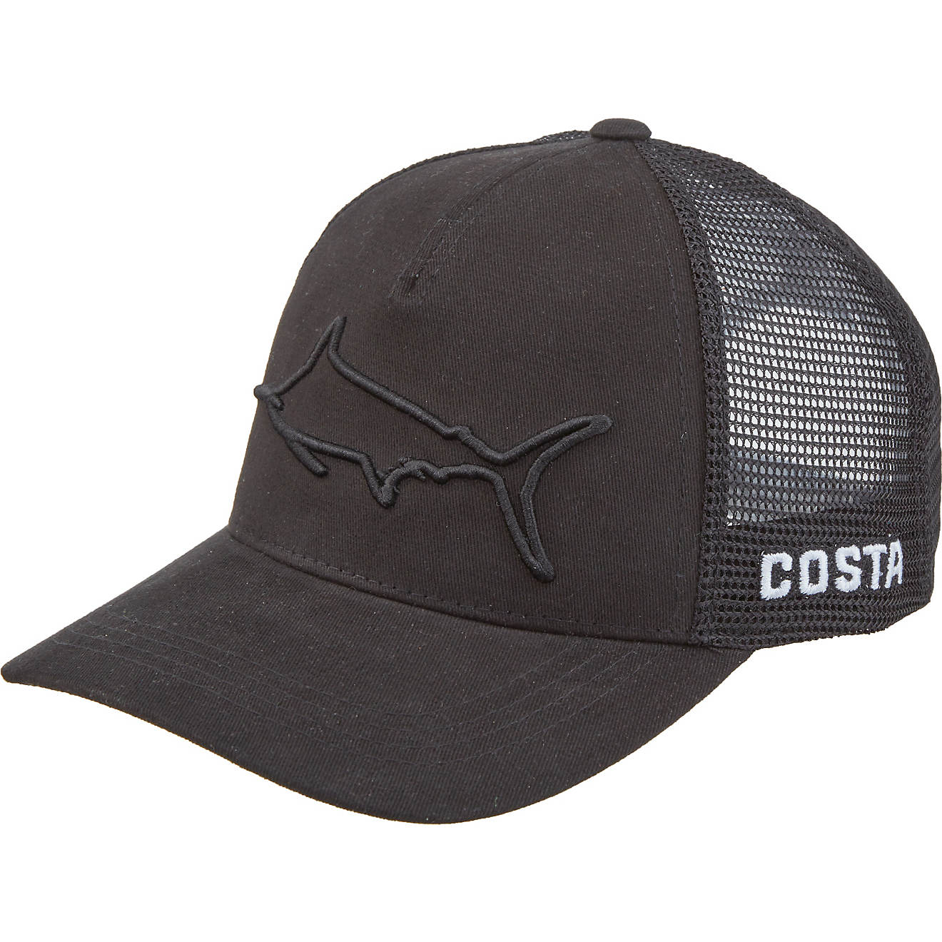 Costa Del Mar Men's Stealth Marlin Trucker Hat                                                                                   - view number 1