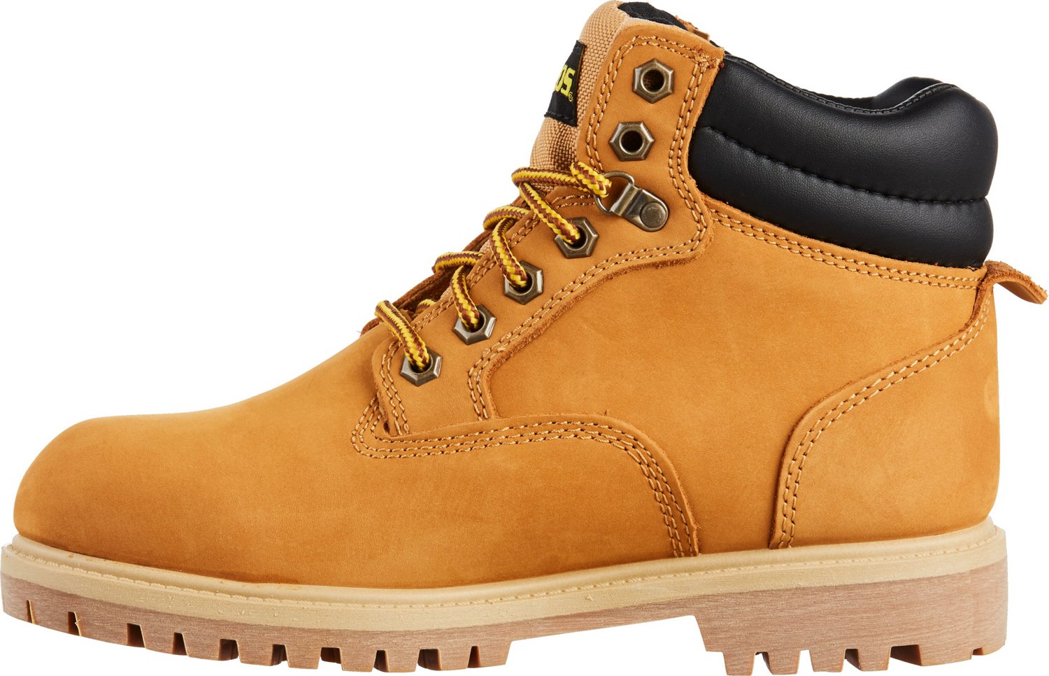steel toe lace up work boots