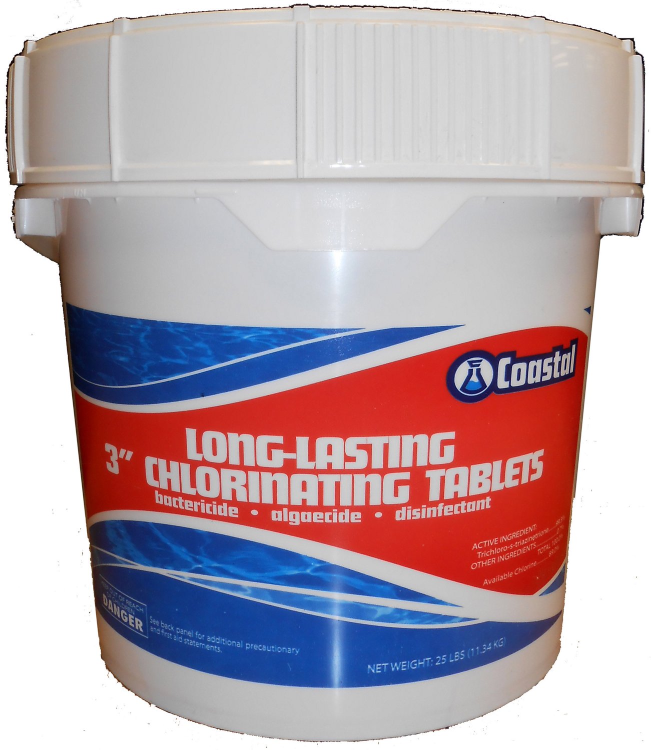 Coastal Long-Lasting 3" 25 lb. Chlorinating Tablets