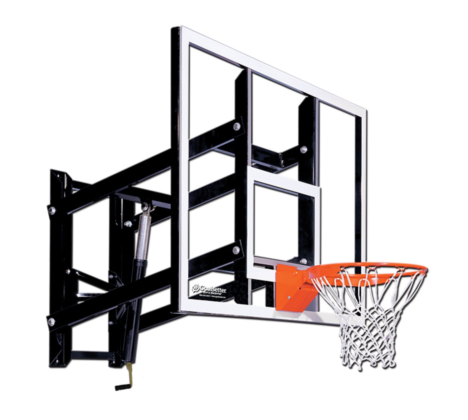 Goalsetter 60 in Wall Mounted TemperedGlass Basketball Hoop Academy