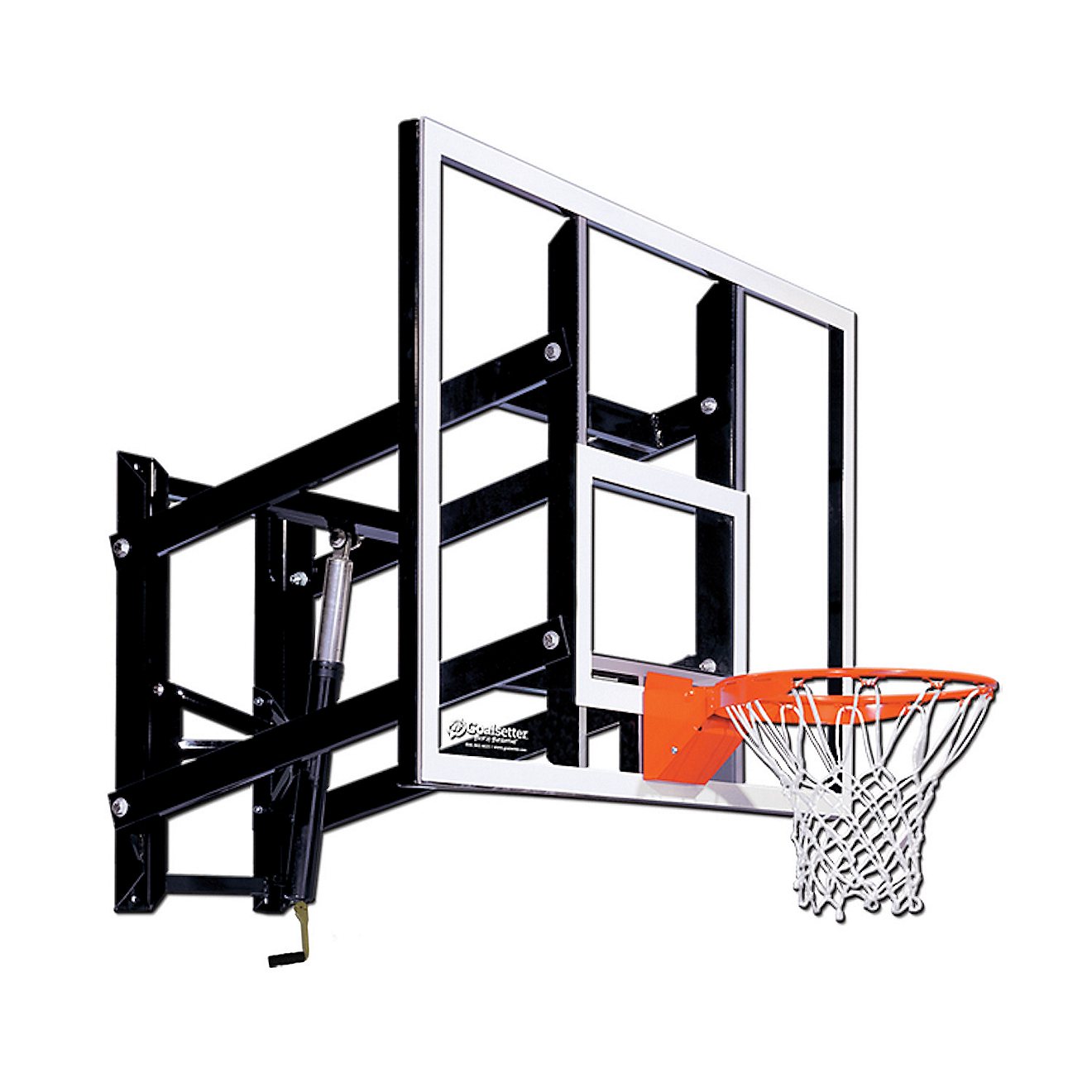 Goalsetter 60 in Wall Mounted Tempered-Glass Basketball Hoop                                                                     - view number 1