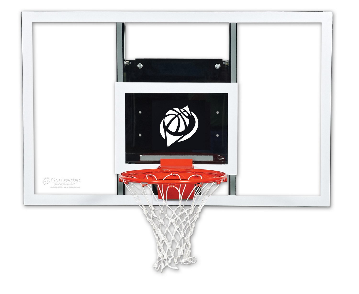 Goalsetter 54 in Wall Mounted TemperedGlass Basketball Hoop Academy