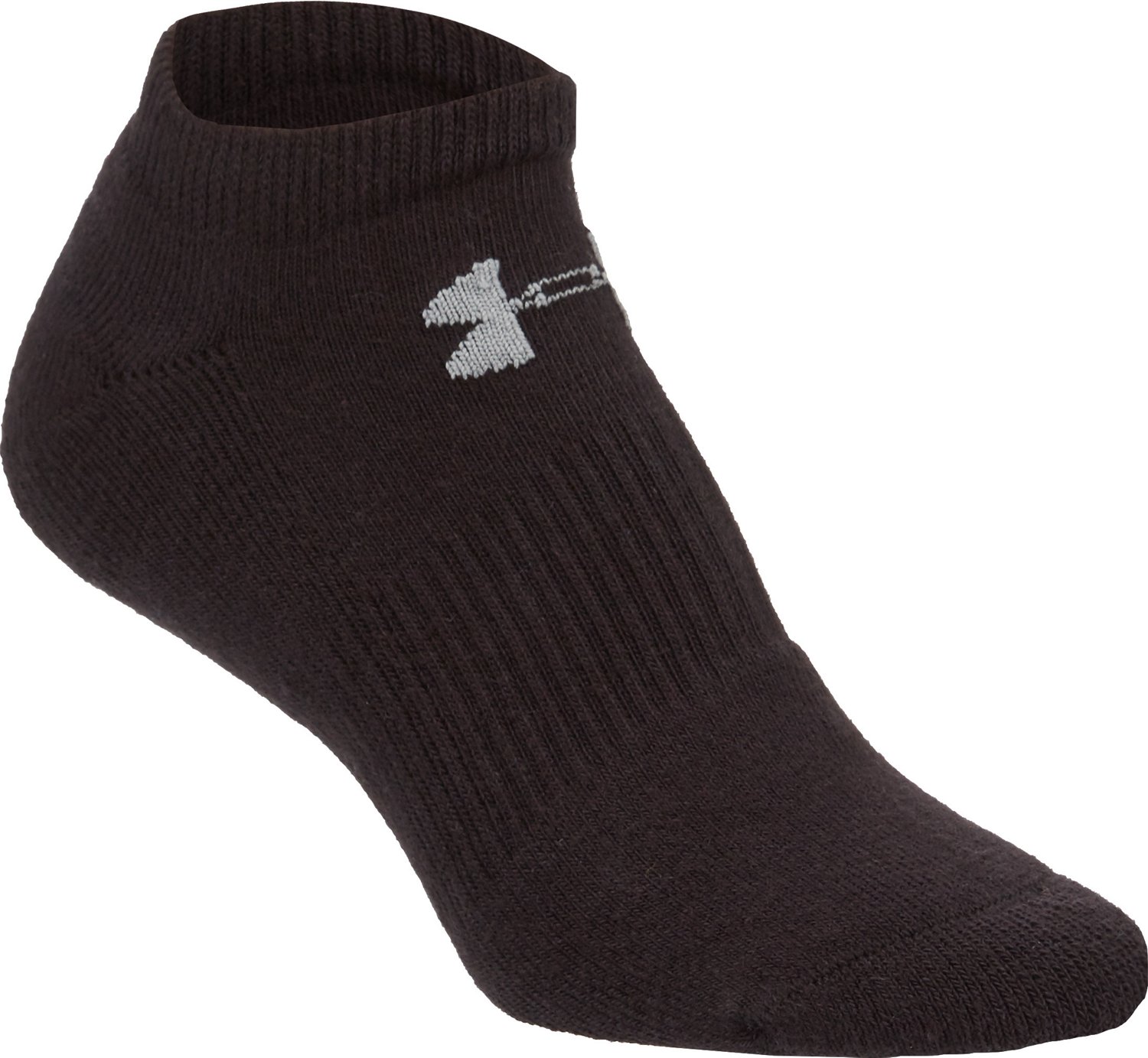 Under Armour Charged Cotton 2.0 No-Show Socks 6 Pack | Academy