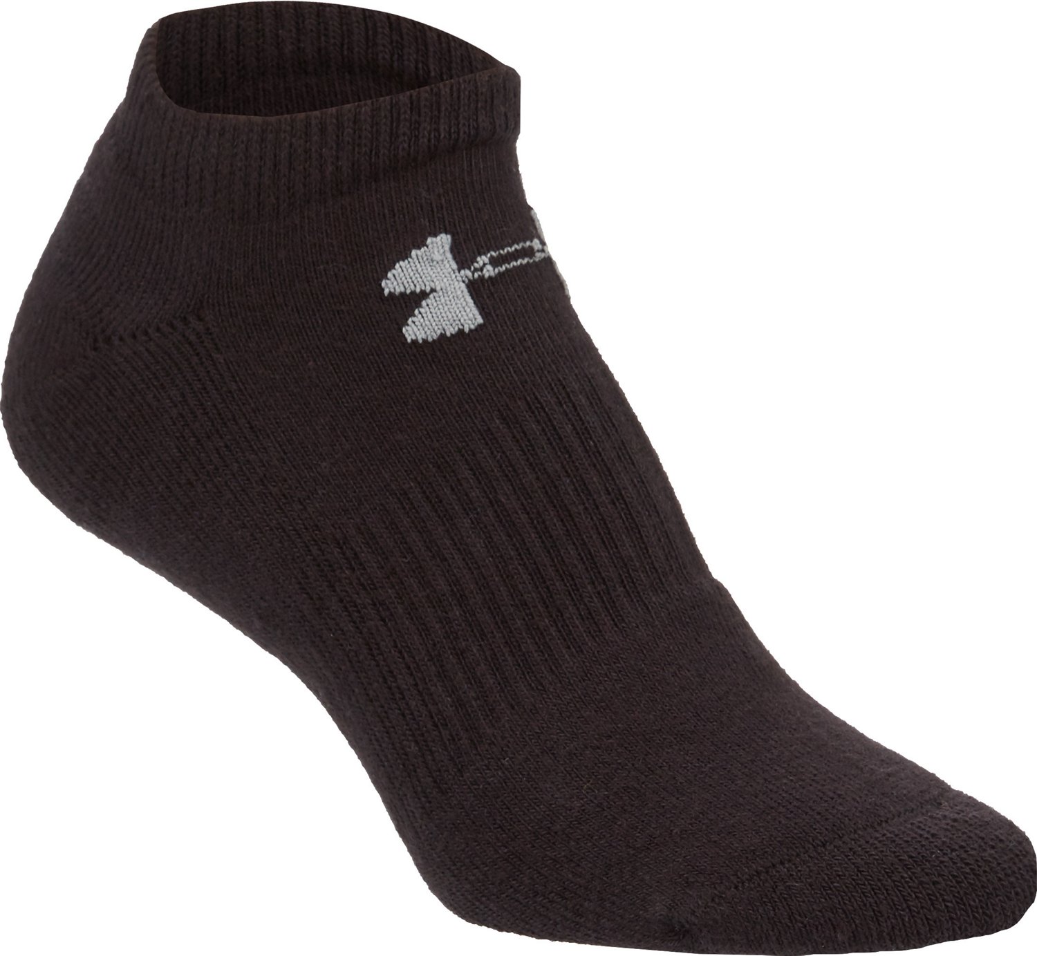 Under Armour Charged Cotton 2.0 NoShow Socks 6 Pack Academy