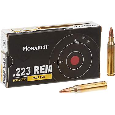Monarch® FMJ .223 Remington 55-Grain Rifle Ammunition - 20 Rounds                                                              
