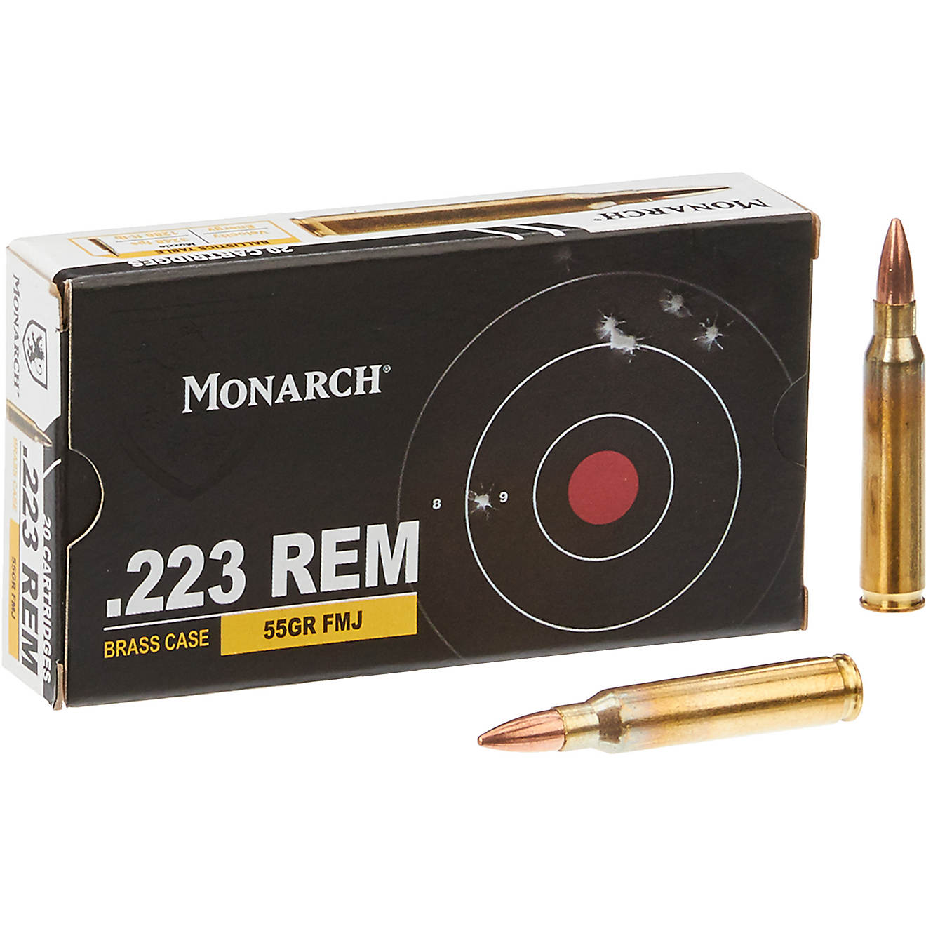 Monarch® FMJ .223 Remington 55-Grain Rifle Ammunition - 20 Rounds                                                               - view number 1