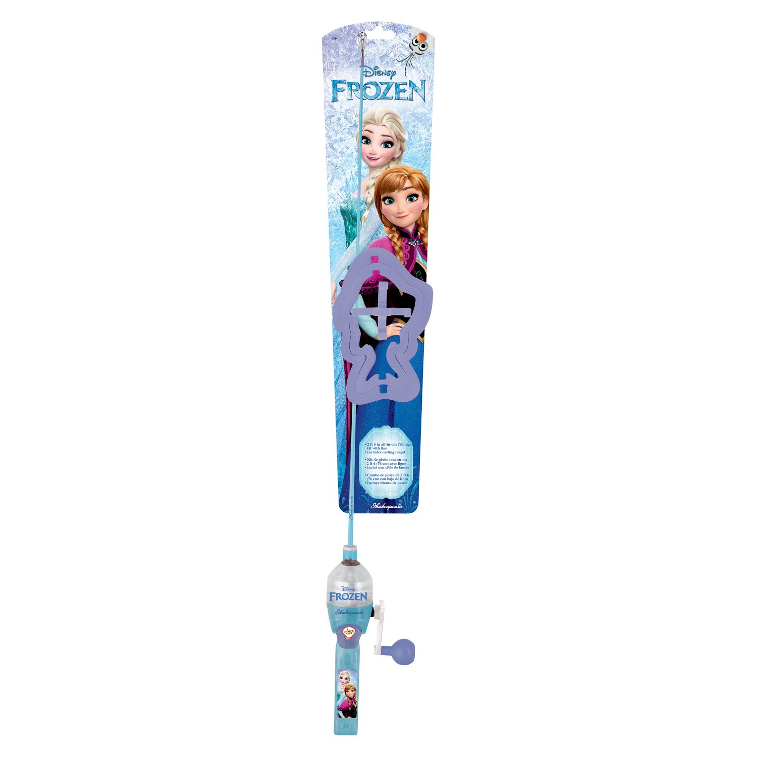 Shakespeare Kids Disney Frozen 2 6 M Spincast Rod and Reel Combo 