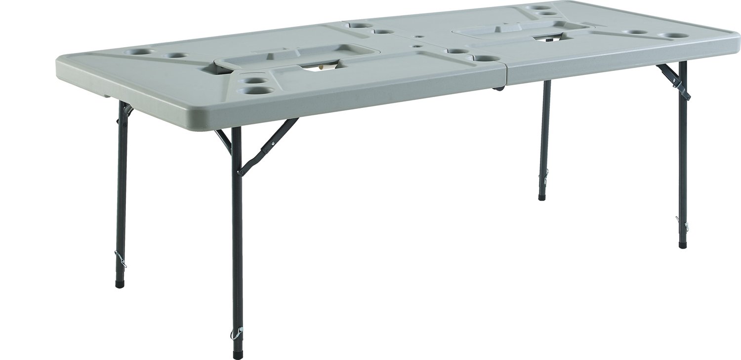 Academy Sports + Outdoors 7 ft Folding Cookout Table Academy