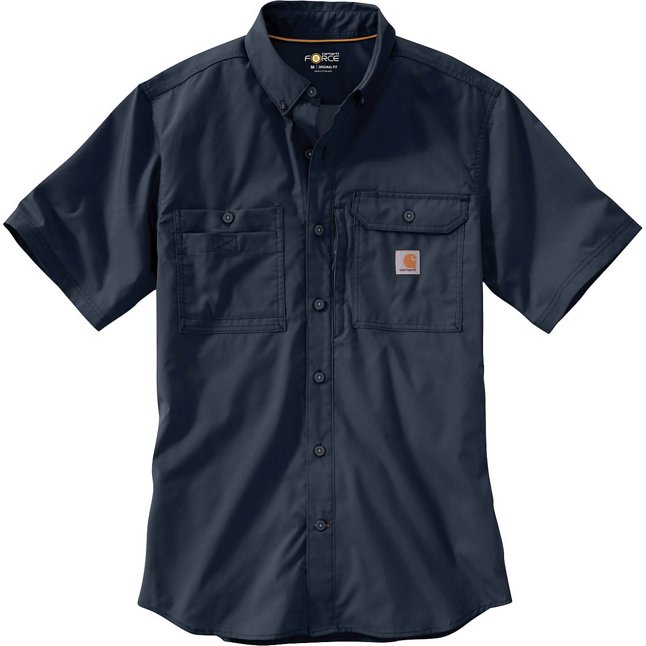 Carhartt Men's Force Ridgefield Solid Short Sleeve Shirt                                                                         - view number 1