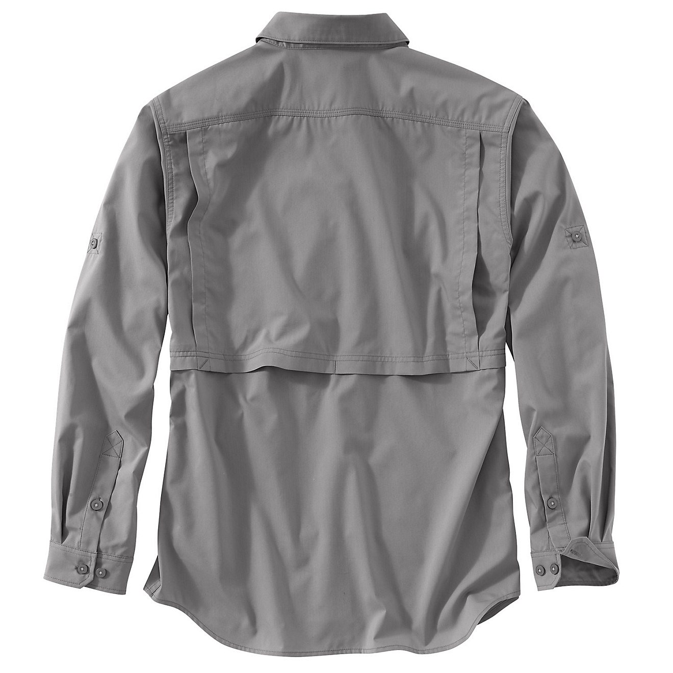Carhartt Men's Force Ridgefield Solid Long Sleeve Shirt                                                                          - view number 4