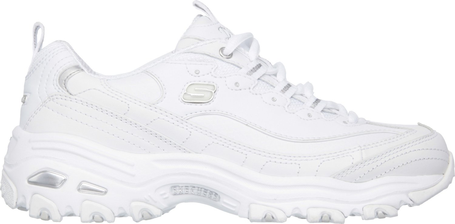 white walking tennis shoes