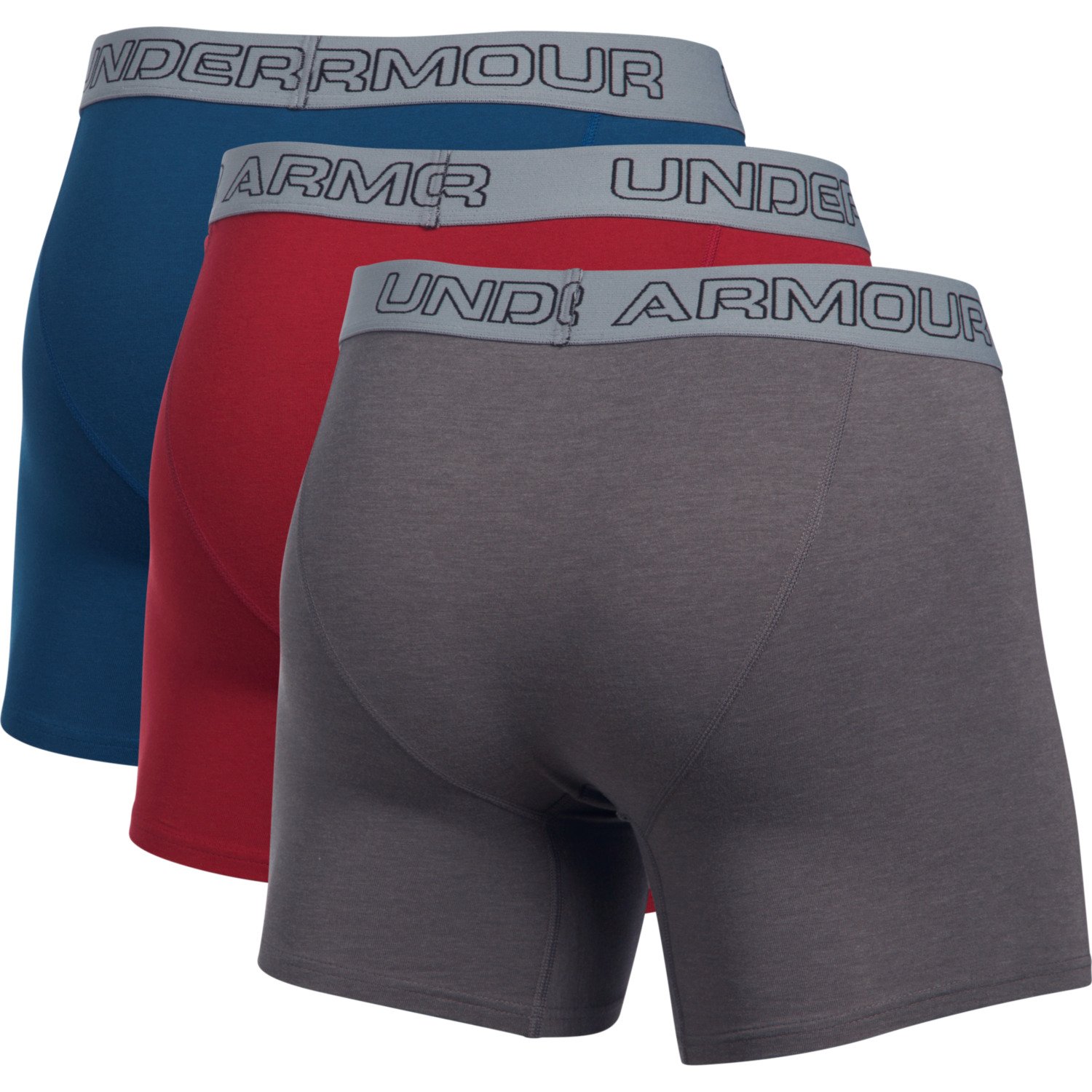 under armour men's charged cotton 6 boxerjock 3 pack