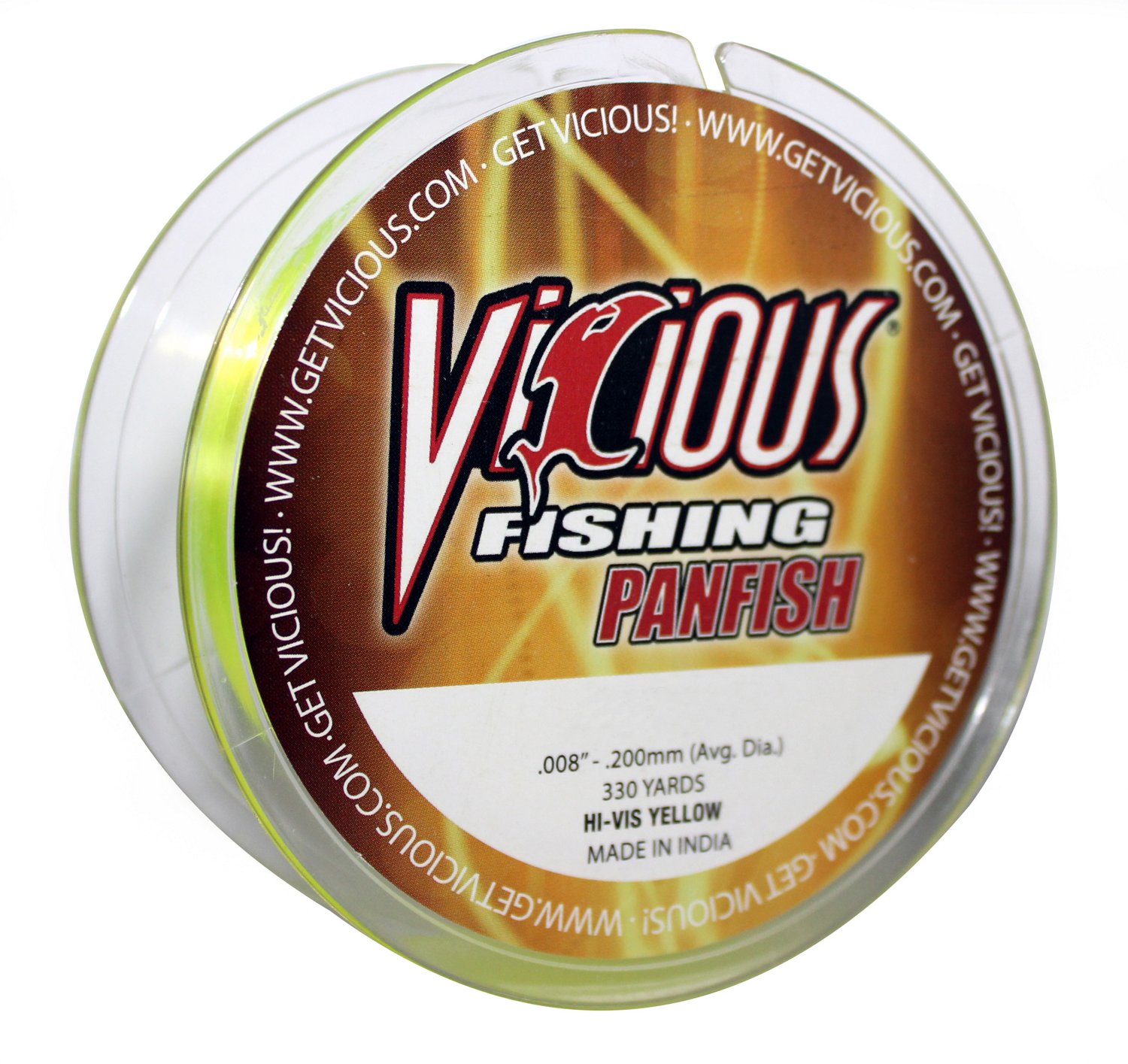 Vicious 330 yds HiVis Panfish Fishing Line Academy