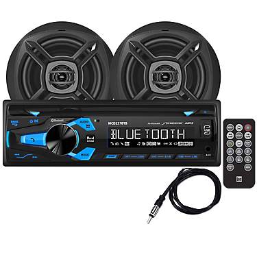 Dual 200 w Marine CD Receiver with Two 6-1/2 in Speakers                                                                        