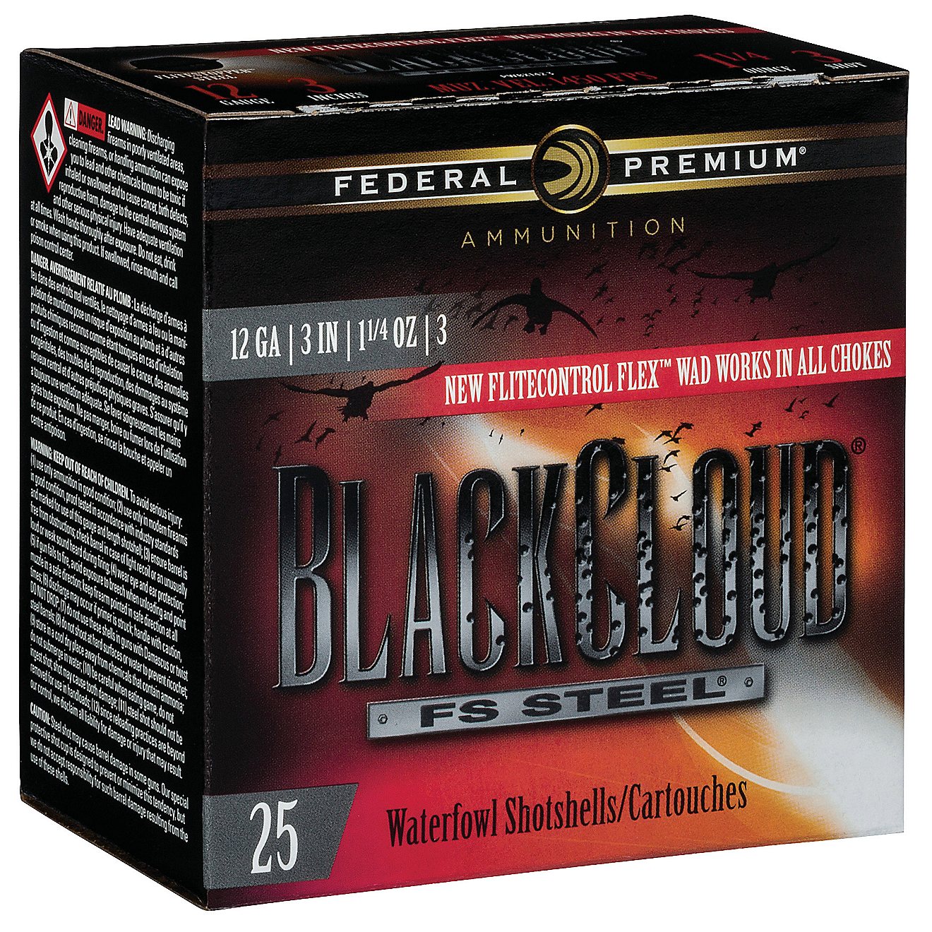 Federal Premium Black Cloud 12 Gauge Shotshells - 25 Rounds                                                                      - view number 1