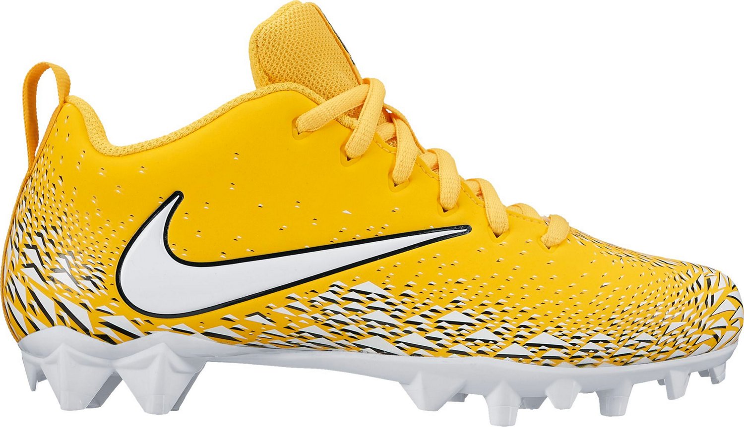 blue and yellow youth football cleats