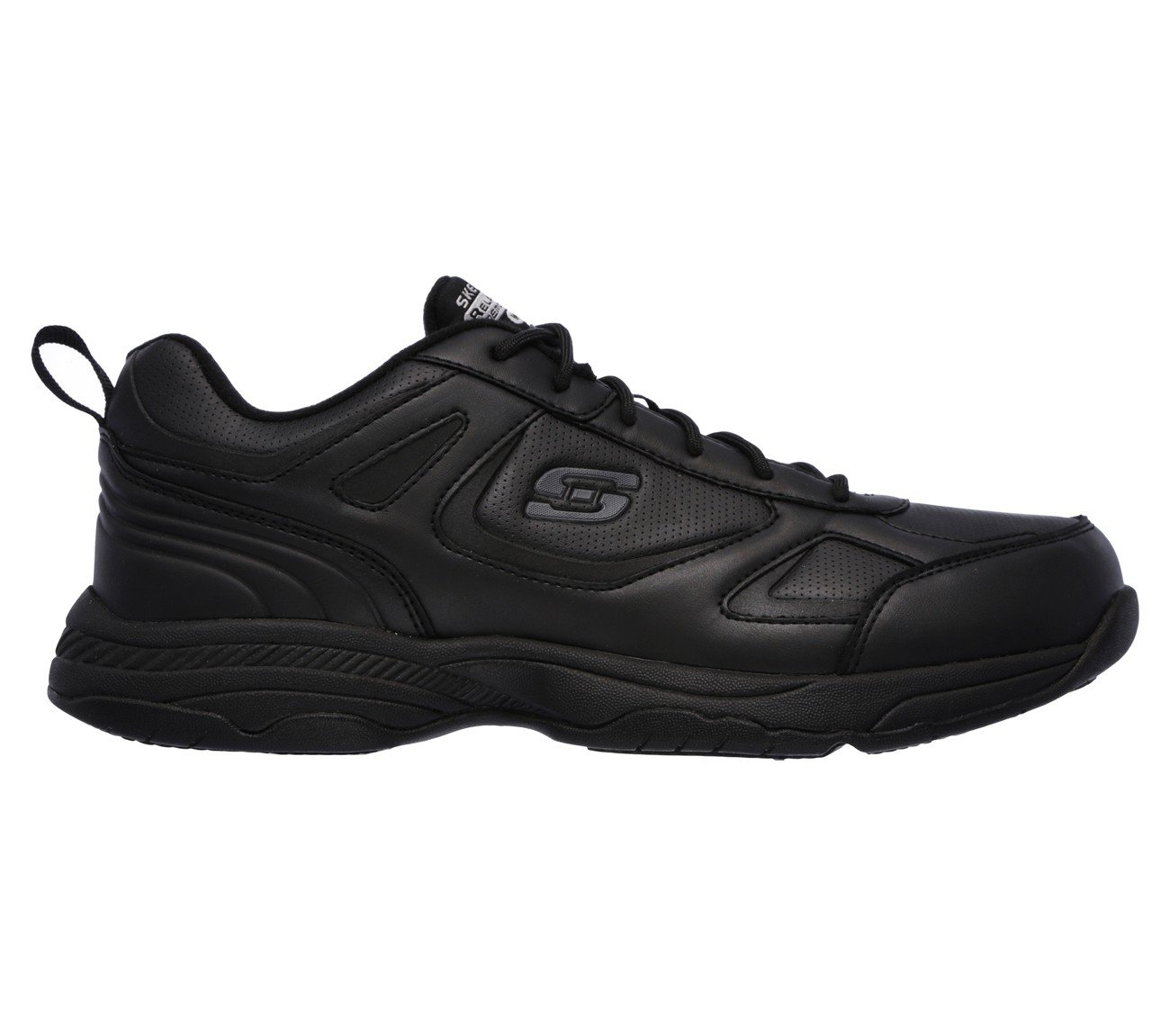 all black skechers sneakers