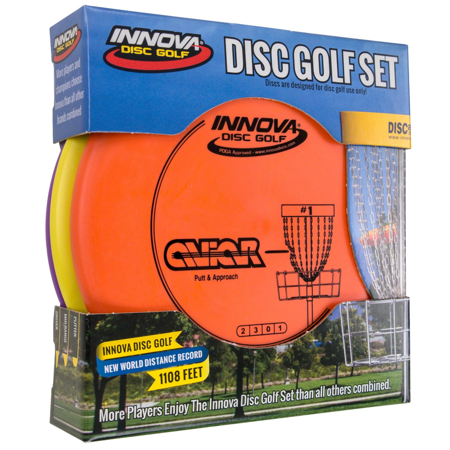 Innova Disc Golf DX Stack Pack 3-Disc Disc Golf Set | Academy