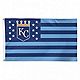 WinCraft Kansas City Royals Stars and Stripes 3 ft x 5 ft Deluxe Flag                                                            - view number 1 image