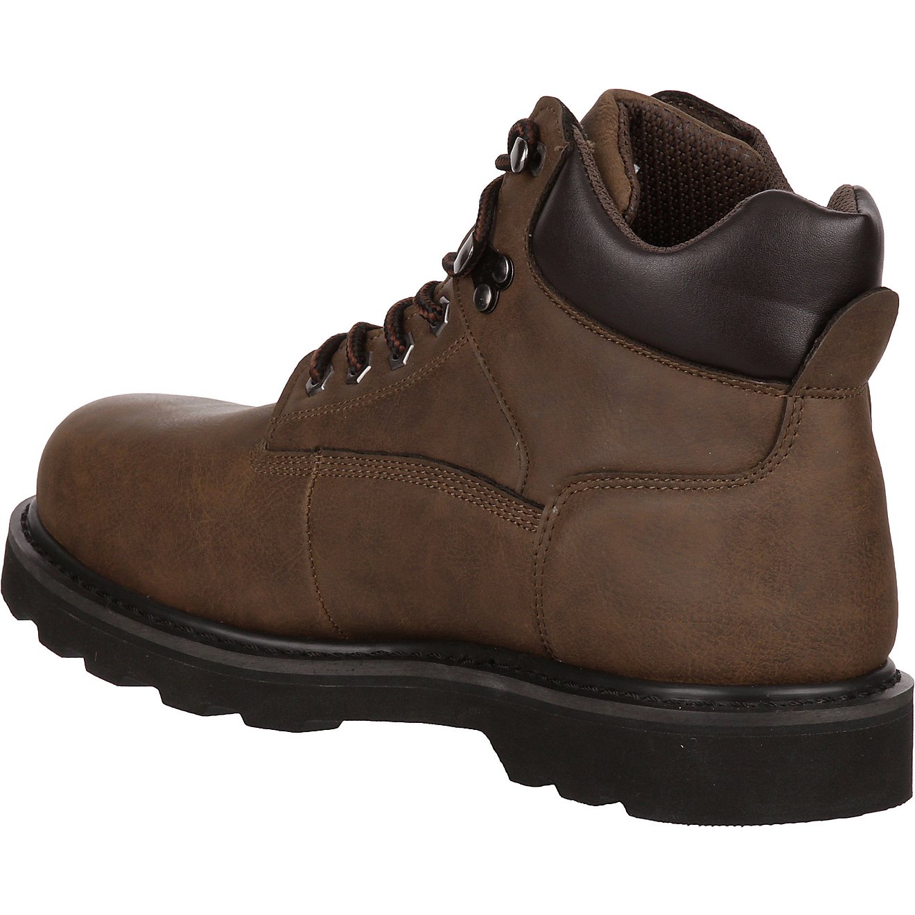 Brazos Men's Tradesman Steel Toe Lace Up Work Boots                                                                              - view number 3