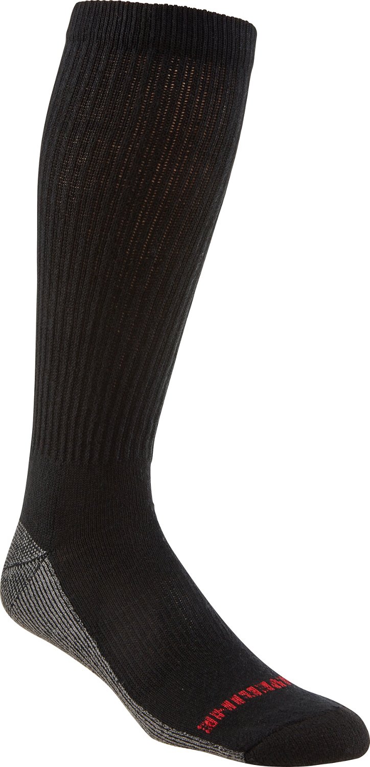 Wolverine Men's Over-the-Calf Steel-Toe Boot Socks 6 Pack | Academy