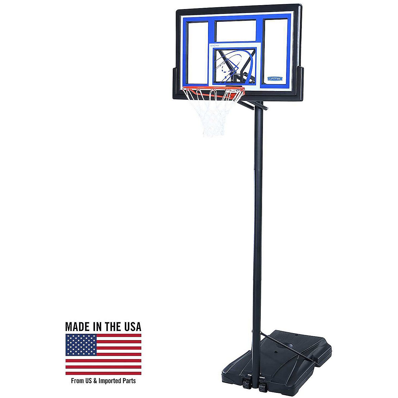 Lifetime Courtside 48 in Portable Polycarbonate Basketball Hoop                                                                  - view number 1