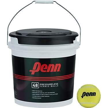 PENN® Pressureless Tennis Ball Bucket 48-Pack                                                                                  