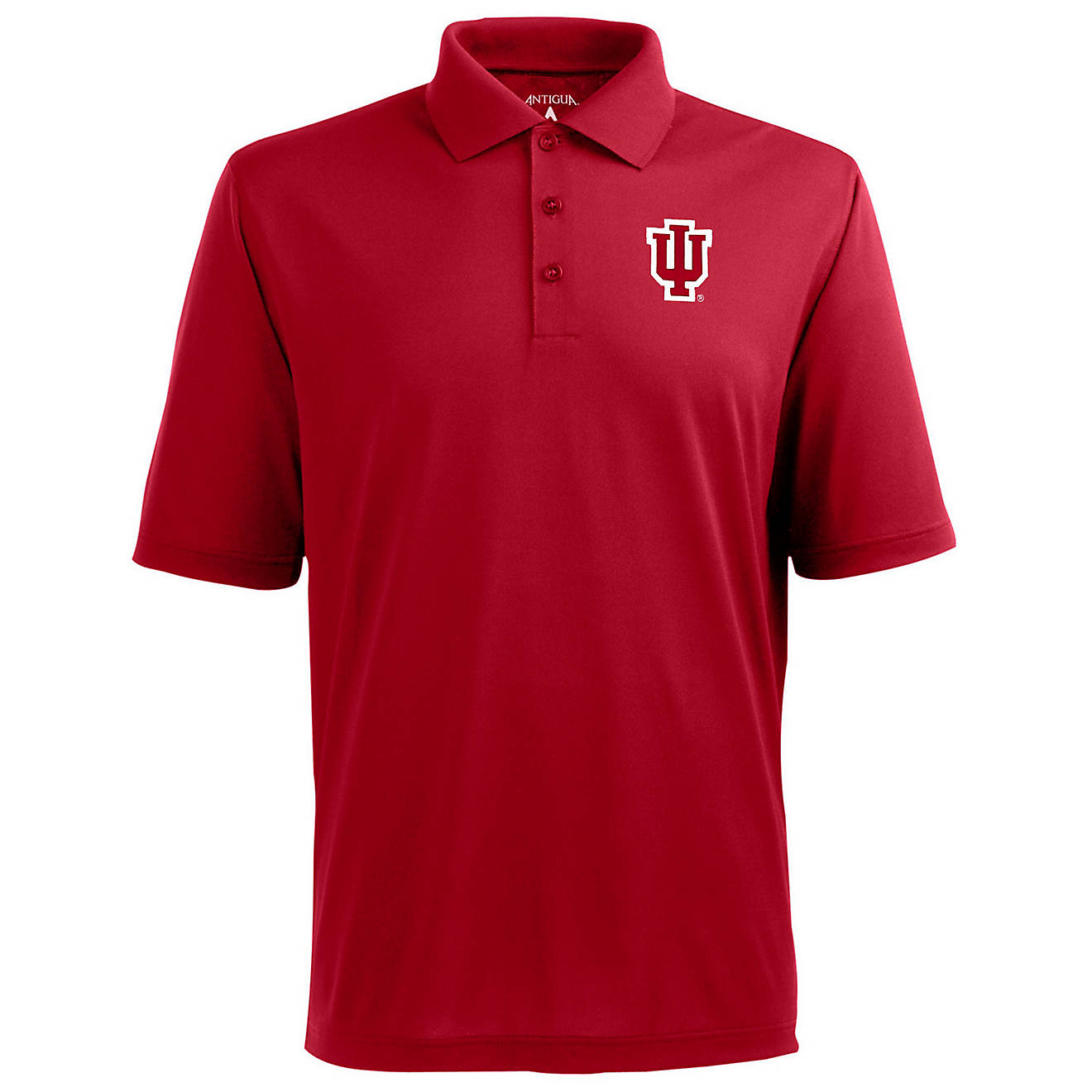 Antigua Men's Indiana University Pique Xtra-Lite Polo Shirt                                                                      - view number 1